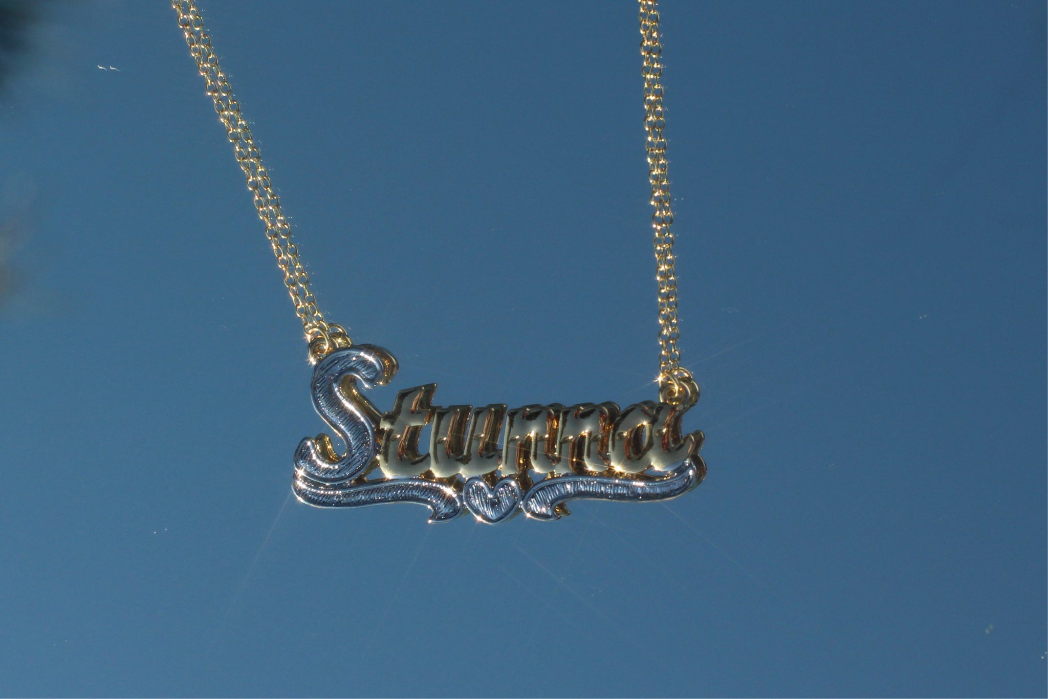 OLD SCHOOL NAME NECKLACE - Bling Ting