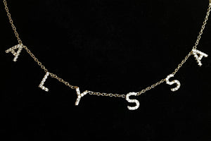DIAMONTE NAME NECKLACE - Bling Ting
