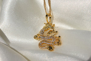ICY DRAGON NECKLACE - Bling Ting