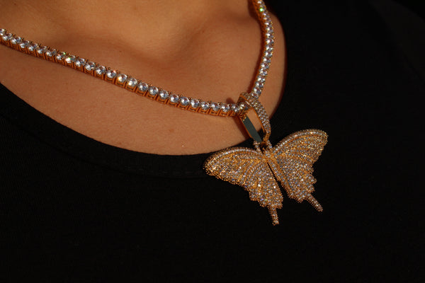 icy monarch necklace