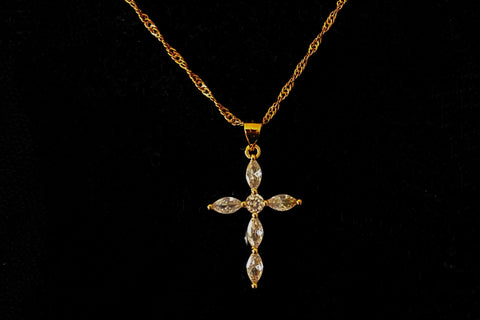 ANASTASIA CROSS NECKLACE - Bling Ting