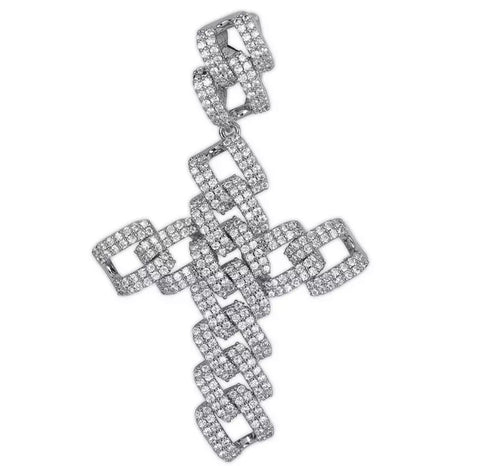 LUSTROUS CROSS NECKLACE - Bling Ting