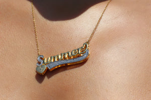 BABY GIRL NAME NECKLACE - Bling Ting