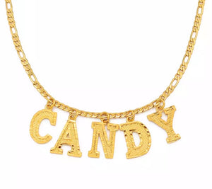 CAPITAL LETTER NAME NECKLACE - Bling Ting