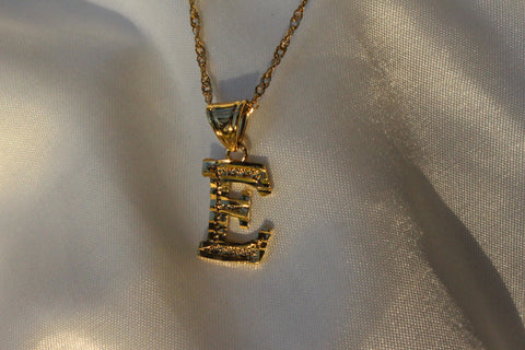 GOLD INITIAL NECKLACE - Bling Ting